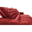 Ver imagem 4 de Sofá Retrátil e Reclinável 2,75m Molas Ensacadas Cama inBox Big Space com Bordado Velusoft