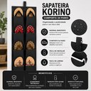 Ver imagem 3 de Organizador Suspenso para 4 Pares de Sapatos Sapateira Vertical Bolsos Quarto Closet Armario
