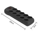 Ver imagem 4 de Filtro de Linha 10 Tomadas 10a Bivolt Cabo 1,2m Qualitronix