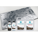 Ver imagem 1 de Kit Porcelanato Líquido Metálico Prata Platina / CinzaFerro AG por M² Resinas ag