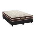 Ver imagem 1 de Cama Box Queen: Colchão Ortopédico Probel Guarda Costas Extra Firme + Base CRC Suede Gray(158x198)