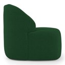 Ver imagem 6 de Poltrona Decorativa Living Kaya Orgânica Bouclê Verde - Desk Design