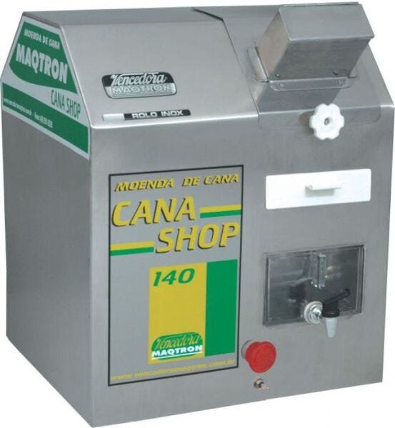 Moenda Cana Shop 200 2Cv Rolo Inox 220V - Maqtron