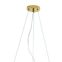 Ver imagem 7 de Pendente Halo Dourado e Conhaque (d)69.5cm (a)24cm 25xg9 125w - Pendente Halo Dourado e Conhaque (d)