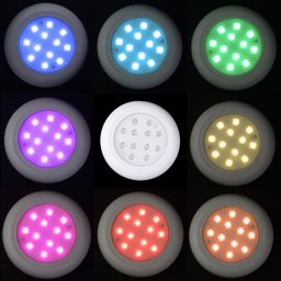 Luminaria de Piscina 12leds Rgb 12v Branca 18w Ip68 Mayler - 4