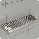 Ver imagem 4 de Porta Shampoo Adesivo Sem Furar Parede Inox DF