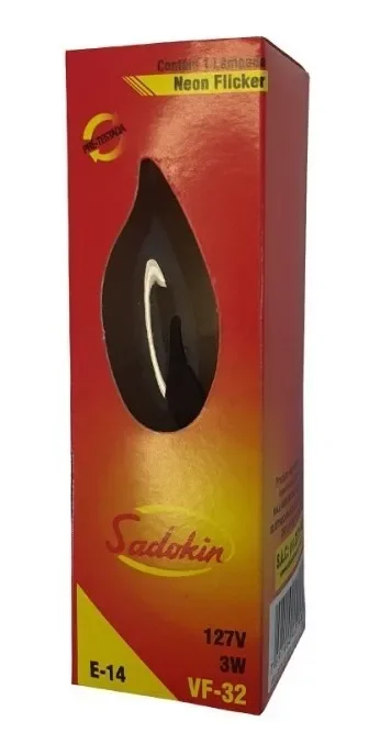 Lâmpada Vela Chama Decorativa 3W 127V E14 - Neon Flicker - 4