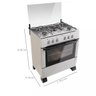Fogão Braslar Sírius 5 Bocas Acendimento Manual Mesa Inox Forno 72.2L - 3