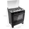 Fogão Braslar 5 Bocas Sírius Plus Automático Mesa de Inox - 4