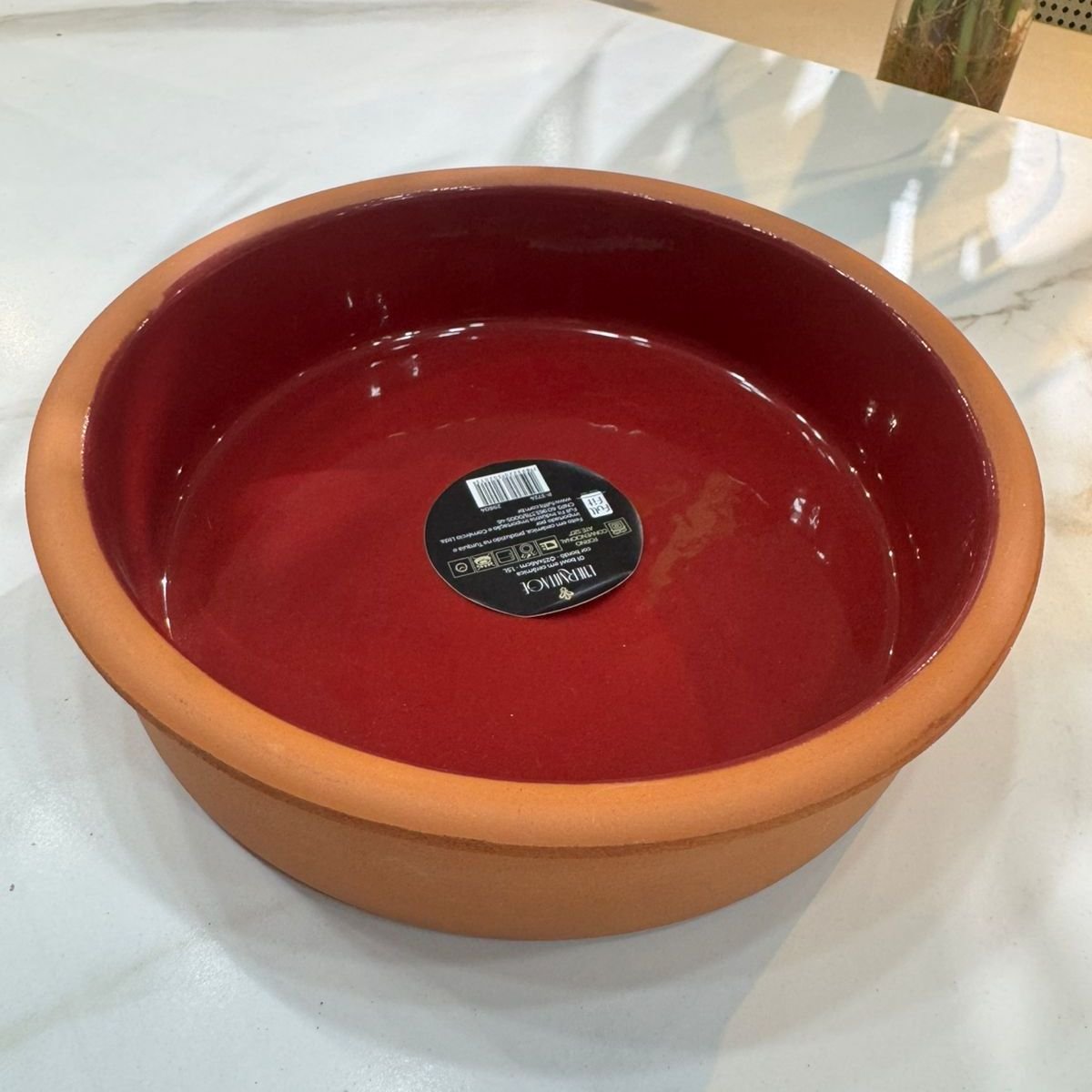 Bowl Aldeia em Ceramica 1,5l D23x6cm Cor Bordo - 3