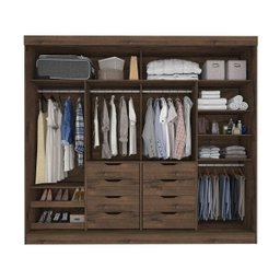 Guarda-Roupa Casal Panan 2 Portas 8 Gavetas Maria - 2 Guarda-Roupa Casal Panan 2 Portas 8 Gavetas Maria - 2