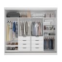 Ver imagem 2 de Guarda-roupa Casal Panan 2 Portas 8 Gavetas Maria