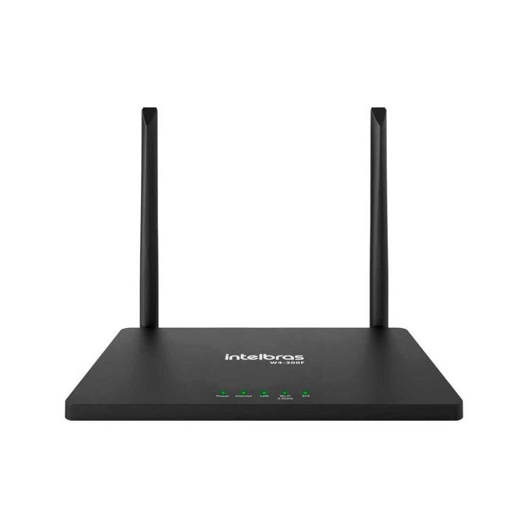 Roteador Wireless Intelbras W4 300Mbps 2 Antenas 4 Portas