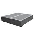 Ver imagem 2 de Base Box Baú Casal Bipartido NK Camas Sintético Cinza 41x138x188