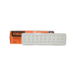 Kit 2 Luminária Led Emergência Bivolt Recarregável Foxlux - 3