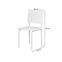 Ver imagem 3 de Conjunto Infantil Estudo Mesa e Cadeira Branca Compacta