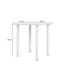 Ver imagem 4 de Conjunto Infantil Estudo Mesa e Cadeira Branca Compacta