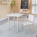 Ver imagem 1 de Conjunto Infantil Estudo Mesa e Cadeira Branca Compacta