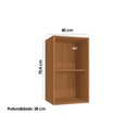 Ver imagem 3 de Armário Aéreo Cozinha Modulado Ciela R642 C/ 1 Porta 40cm Canela/azul - Kappesberg