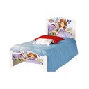 Ver imagem 2 de Cama Solteiro Infantil Adesivada Princesa Sofia com Grade de Proteção