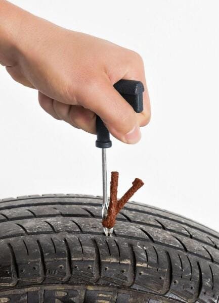 Kit Conserto e Reparo de Pneus Completo com Remendos Macarrão - 2