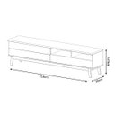 Ver imagem 5 de Rack para Tv Wall 2.2 Preto - Moveisaqui