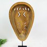Enfeite Máscara Tribal Indiana De Madeira 34x12x4cm Carranca - 4