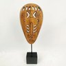 Enfeite Máscara Tribal Indiana De Madeira 34x12x4cm Carranca - 2