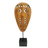 Enfeite Máscara Tribal Indiana De Madeira 34x12x4cm Carranca - 1