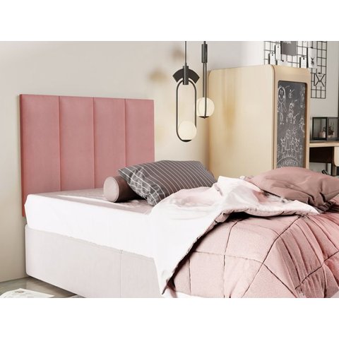 Cabeceira Painel Estofada Para Cama Solteiro 90cm