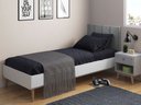 Ver imagem 3 de Cabeceira Painel Estofada Para Cama Solteiro 90cm