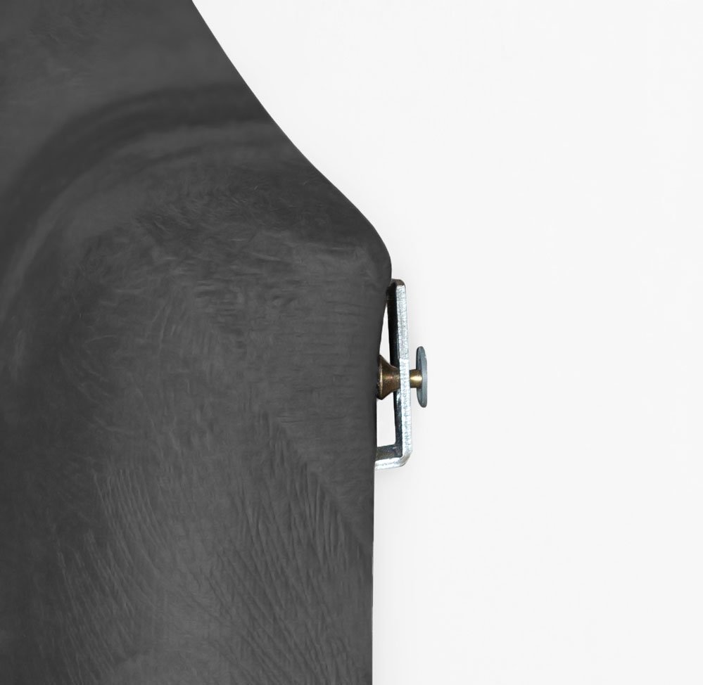 Cabeceira Painel Estofada para Cama de Solteiro 90cm - Cinza Grafite - 6