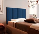 Ver imagem 1 de Cabeceira Painel Estofada Para Cama Solteiro 90cm