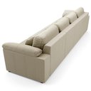 Ver imagem 6 de Sofá Retrátil 4 Lugares para Sala 339cm Dijon Couro Creme S07 - Mpozenato