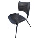 Ver imagem 3 de Kit com 2 Cadeira Iso Fixa Empilhavél Preta