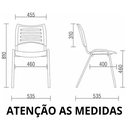 Ver imagem 5 de Kit com 2 Cadeira Iso Fixa Empilhavél Preta