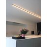 Perfil Sobrepor para Fita LED 2 Metros Preto Difusor Leitoso - 2