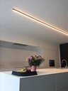 Ver imagem 2 de Perfil Sobrepor para Fita LED 2 Metros Preto Difusor Leitoso
