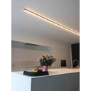 Ver imagem 2 de Perfil Sobrepor para Fita LED 2 Metros Preto Difusor Leitoso