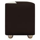 Ver imagem 6 de Puff Decorativo Quadrado Penteadeira Urban - Marrom-bege Corino