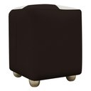 Ver imagem 7 de Puff Decorativo Quadrado Penteadeira Urban - Marrom-bege Corino