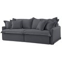 Ver imagem 6 de Sofá Cama Leona Retrátil e Reclinável 230 Cm Braço 15 Cm Meu Sofá Online