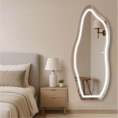 Espelheira 200x70 E06 Polido Sup Par Led Jat 01 Branco Touch