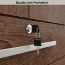 Ver imagem 4 de Cômoda Sapateira Essence 4 Gavetas 2 Portas Multiuso Moderno Quarto