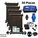 Ver imagem 2 de Kit 30 Placas Aquecimento Solar Todas Piscina + Kit Completo