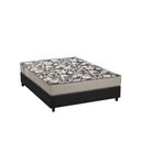 Ver imagem 1 de Cama Box Casal: Colchão Espuma Ortobom Physical Ultra Resistente + Base CRC Suede Gray(138x188)