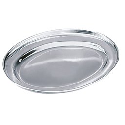 Travessa De Inox Oval Funda 35 Cm Class Home - 1