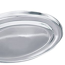 Travessa De Inox Oval Funda 35 Cm Class Home - 2
