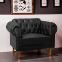 Ver mais imagens de Kit 2 Poltrona Decorativa Chesterfield para Consultório e Recepção Couro Sintético - Sofa Store:cori