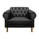 Ver imagem 3 de Kit 2 Poltrona Decorativa Chesterfield para Consultório e Recepção Couro Sintético - Sofa Store:cori